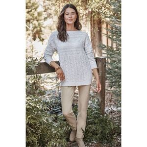 J. Jill pants size 20 brushed no stretch twill pants flax heather - NWT RETAILS